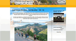 Desktop Screenshot of eastcanyonmarathon.com