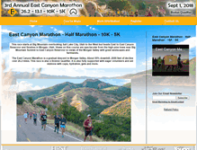 Tablet Screenshot of eastcanyonmarathon.com